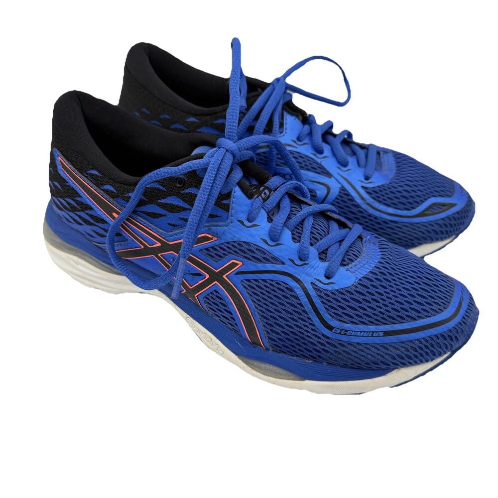 ASICS Gel Cumulus 19 Women's Running Shoes Blue Orange Size 8 T7B8N